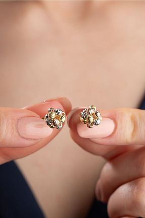 گوشواره نقره صورتی زنانه 925 عیار Silvano Jewelry - کد 737879019