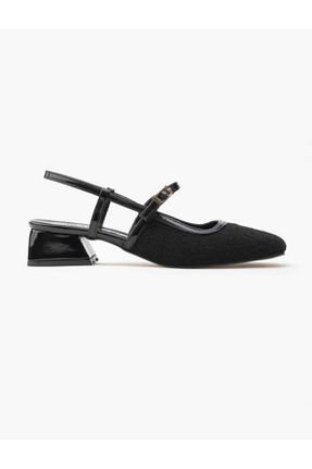 کفش پاشنه بلند کلاسیک مشکی زنانه چرم لاکی POMELO MODA - کد 940022318