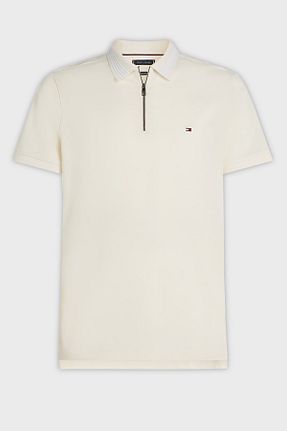 پولوشرت بژ مردانه الاستین Tommy Hilfiger - کد 940024535