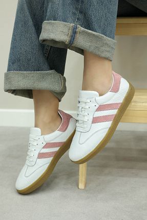 کفش کژوال سفید زنانه چرم خالص Fast Step - کد 888582205
