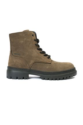 بوت / نیم بوت طوسی مردانه چرم خالص Greyder - کد 369774589