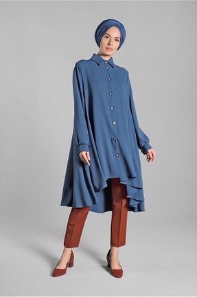 شلوار حجاب نارنجی زنانه مخلوط پلی استر TRENDTESETTÜR - کد 86184162
