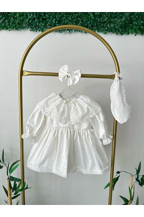 لباس سفید بچه گانه بافتنی Hobidik - کد 695745480