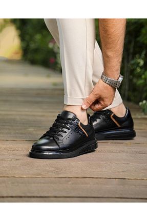 کفش اسنیکر رنگی مردانه چرم اصل ByItallanoshoes - کد 940060278
