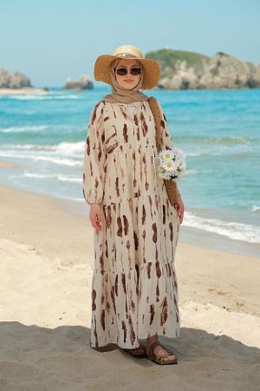 لباس قهوه ای زنانه بافتنی LOCCO - کد 940060922