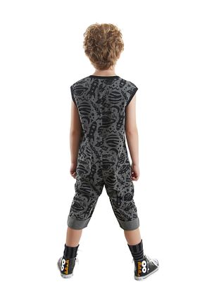 سرهمی طوسی بچه گانه بند دار Denokids - کد 805732727