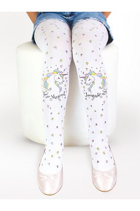 جوراب سفید بچه گانه پلی آمید Denokids - کد 905253724