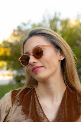 عینک آفتابی بژ زنانه UV400 By Donetto - کد 169433938