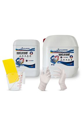 لوازم نقاشی سفید GLARESIN CLEAR EPOXY RESIN - کد 940068969
