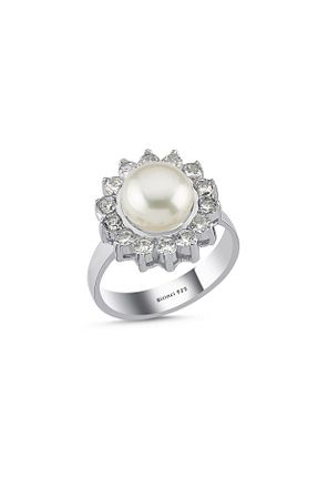 انگشتر نقره سفید زنانه مروارید Birinci1926 - کد 356860653