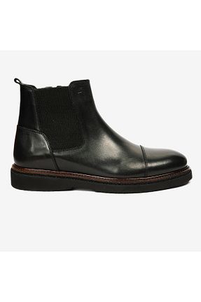 بوت / نیم بوت مشکی مردانه چرم خالص Greyder - کد 858672560