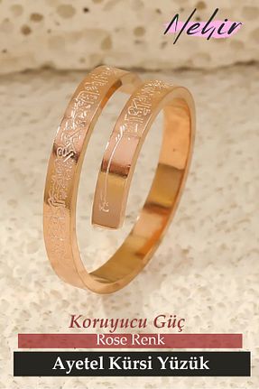 انگشتر استیل (فولاد) بژ زنانه استیل (فولاد) MODA IŞILTISI - کد 940092731