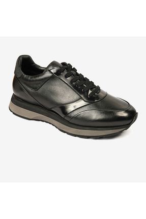 کفش اسنیکر مشکی مردانه چرم اصل Greyder - کد 855587882