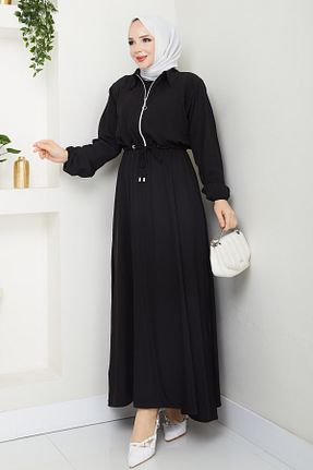 ست بالاتنه و پائین تنه حجاب مشکی زنانه رگولار modapark.ist - کد 940089341