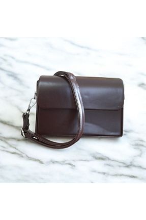 کیف دوشی قهوه ای زنانه چرم مصنوعی Butik - کد 939717953