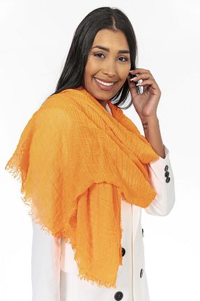 شال نارنجی زنانه پلی استر Axesoire - کد 91660407
