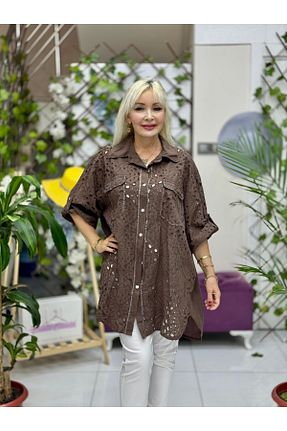 پیراهن سفید زنانه رگولار Punta Otantik - کد 940127662