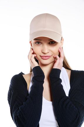 کلاه بژ زنانه پنبه ای Y-London - کد 83853394