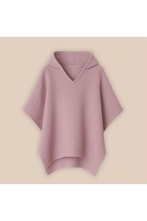 پانچو بنفش بچه گانه پنبه ای BABY HAN CONCEPT - کد 940149101