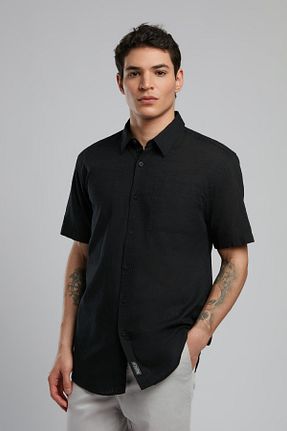 پیراهن مشکی مردانه رگولار Lee Cooper - کد 940147703