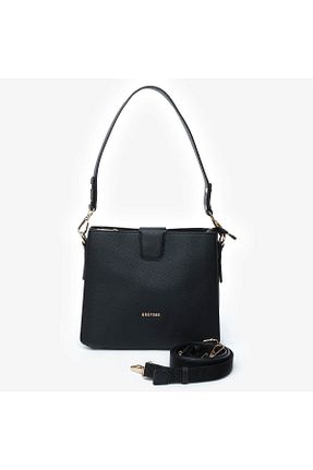کیف دوشی مشکی زنانه چرم مصنوعی Greyder - کد 932584800