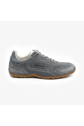 کفش اسنیکر طوسی مردانه چرم اصل Greyder - کد 922693831