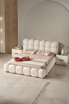 تختخواب جک دار بژ دو نفره Mintsleep - کد 904599494