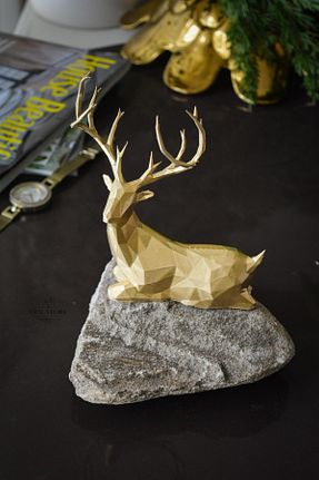 اجسام تزئینی و بیبلو زرد پلی رزین jeane home decor - کد 940198752