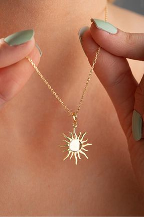 گردنبند نقره طلائی زنانه 925 عیار NEREZE - کد 940207664