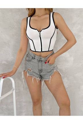بلوز سفید زنانه ساده Centeno - کد 940205155