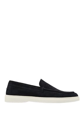 کفش لوفر آبی مردانه پاشنه کوتاه (1 - 4 سانتی متر) Massimo Dutti - کد 940184498