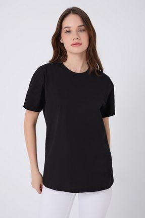 تیشرت مشکی زنانه رگولار BATIKAN COLLECTION - کد 928492472