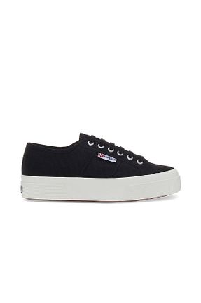 کفش اسنیکر مشکی زنانه بند دار Superga - کد 702294837