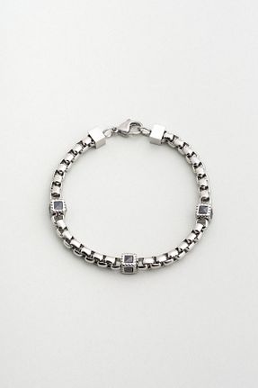 دستبند استیل (فولاد) متالیک مردانه استیل (فولاد) So Chic - کد 940247337