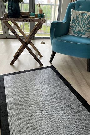 کناره طوسی پلی استر Zeria Home - کد 823561780