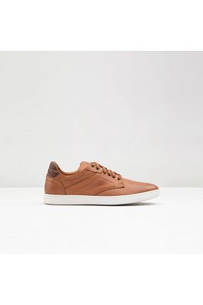 کفش اسنیکر قهوه ای مردانه چرم اصل Aldo - کد 772422582