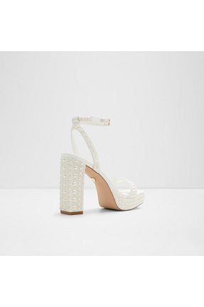صندل سفید زنانه پاشنه نازک Aldo - کد 700478413