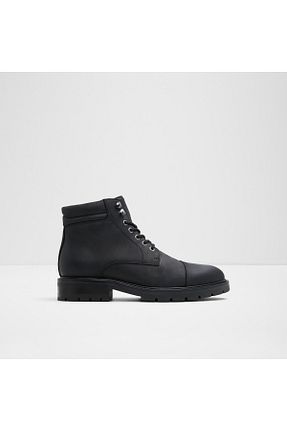 بوت / نیم بوت مشکی مردانه چرم خالص Aldo - کد 885620660