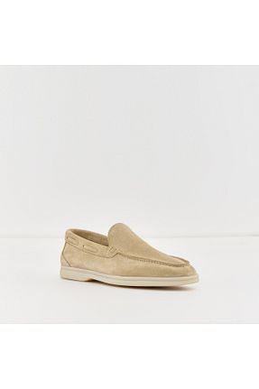 کفش لوفر بژ زنانه چرم خالص Aldo - کد 832420091