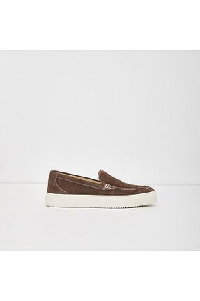 کفش اسنیکر قهوه ای مردانه بدون بند Aldo - کد 822143846