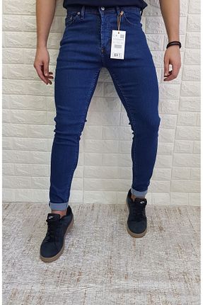 شلوار سرمه ای مردانه پنبه ای Ceza Denim - کد 761914184