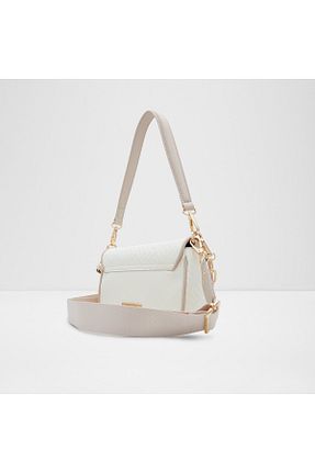 کیف دوشی سفید زنانه چرم مصنوعی Aldo - کد 802826956