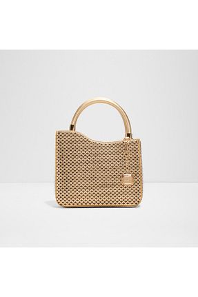 کیف مجلسی طلائی زنانه چرم مصنوعی Aldo - کد 923123724