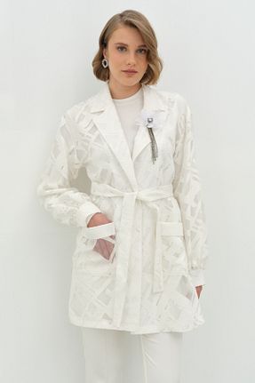 کت حجاب سفید زنانه رگولار gaze - کد 940257769