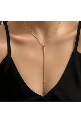 گردنبند جواهر زرد زنانه Eylülün Takısı - کد 940258611
