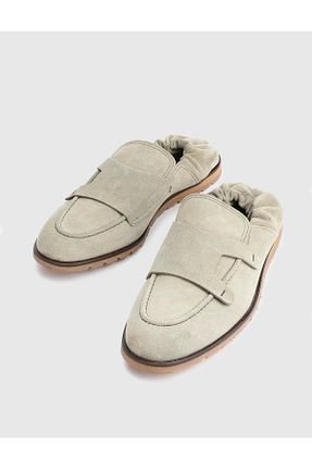 کفش لوفر سبز مردانه چرم خالص İlvi - کد 940266475