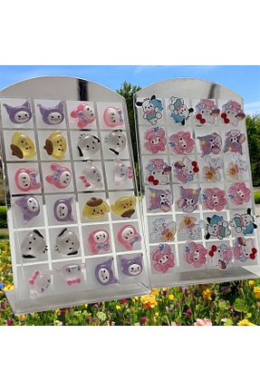 گوشواره استیل (فولاد) طوسی بچه گانه استیل (فولاد) alpikom - کد 940340667