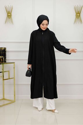 کلاه و ابایا مشکی زنانه پنبه ای Enans Design - کد 940283290