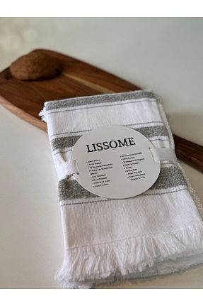حوله آشپزخانه سفید پنبه Lissome - کد 841532552