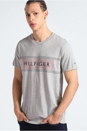 تیشرت طوسی مردانه اسلیم فیت Tommy Hilfiger - کد 849061562